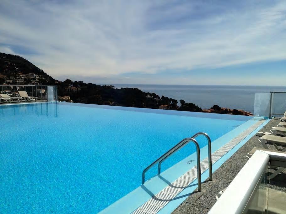 Appt 5 Personnes Vue Mer Piscine Costa Plana Cap D'Ail Monaco מראה חיצוני תמונה